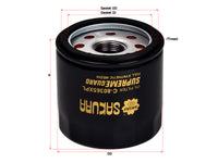 SAKURA,, Oil Filter (Spin-On), 15208-KA000, C-80365XPL, MITSUBISHI