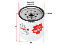 SAKURA,, Oil Filter (Spin-On), 6203126, C-8041, FORD