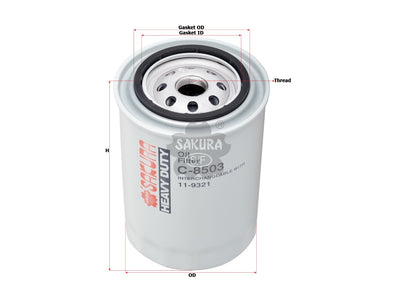 SAKURA,, Oil Filter (Spin-On), 2710771, C-8503, THERMO-KING