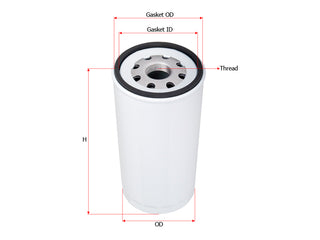 SAKURA,, Oil Filter (Spin-On), AT277119, C-85041, LIEBHERR