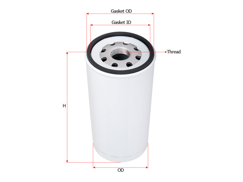 SAKURA,, Oil Filter (Spin-On), AT277119, C-85041, LIEBHERR