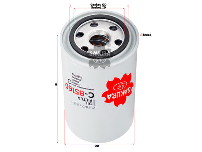 SAKURA,, Oil Filter (Spin-On), 2002596, C-85160, THERMO-KING