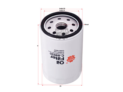 SAKURA,, Oil Filter (Spin-On), C00014634, C-89030, LDV LIMITED