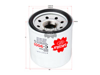 SAKURA,, Oil Filter (Spin-On), 5GH-13440-30, C-9001, ACURA