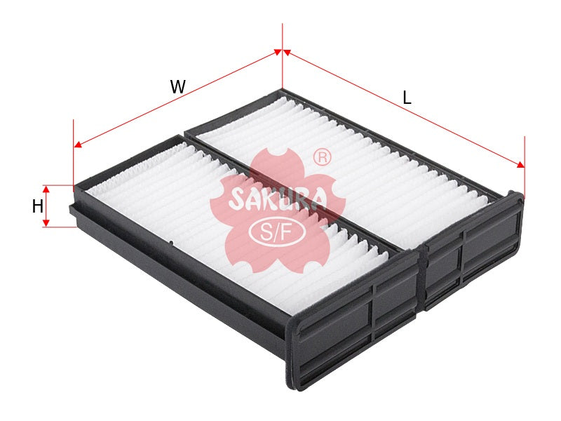 SAKURA,, Cabin Air Filter (Element), MZ311917, CA-1001-S, MITSUBISHI
