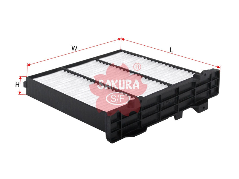 ไส้กรองอากาศแอร์(Element), SAKURA, XR 500058D, CA-10070, MITSUBISHI (124981)