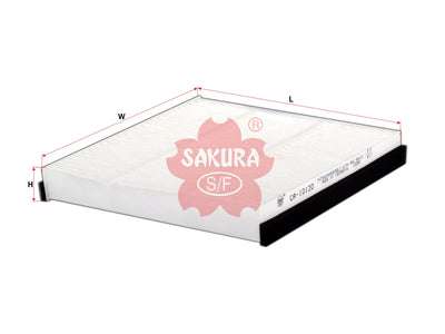 SAKURA,, Cabin Air Filter (Element), MSC 99132 T, CA-10120, MITSUBISHI