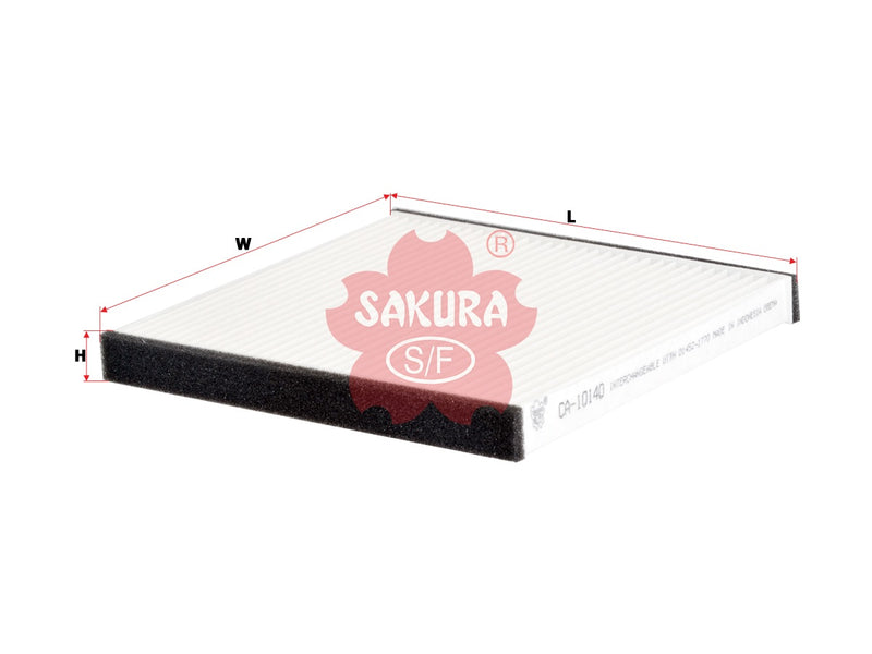 SAKURA,, Cabin Air Filter (Element), 01452-1770, CA-10140, MITSUBISHI