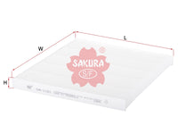 ไส้กรองอากาศแอร์(Element), SAKURA, X7288-AG000, CA-1101, TOYOTA (124086)