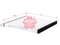ไส้กรองอากาศห้องโดยสาร(Element) SAKURA, 87139-48020-83, CA-1102, LEXUS (124212)