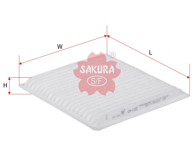 SAKURA,, Cabin Air Filter (Element), MZ312931, CA-1103, TOYOTA