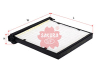 Cabin Air Filter (ဒြပ်စင်)၊ SAKURA၊ 88508-13010၊ CA-1105၊ TOYOTA (124318)