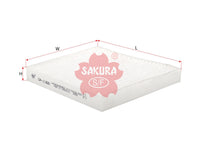 ไส้กรองอากาศแอร์(Element) , SAKURA, 014520-2650, CA-11300, TOYOTA (124314)