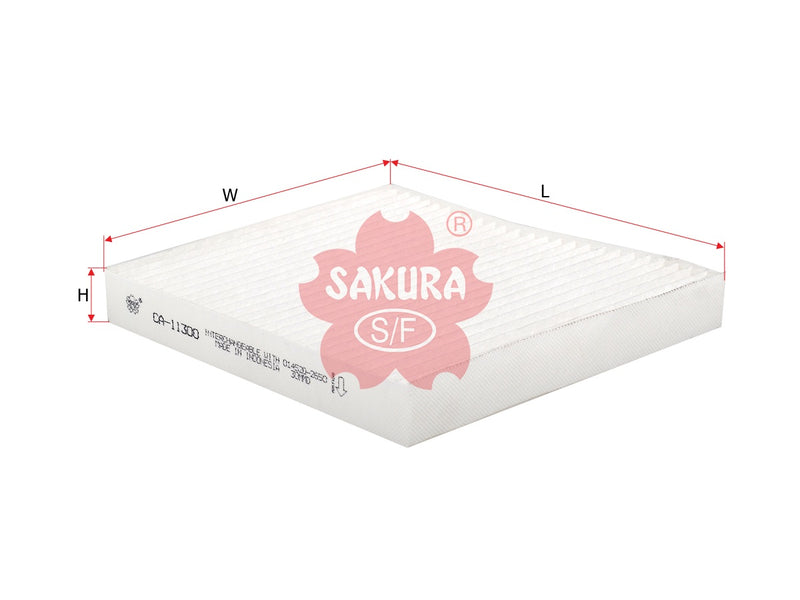 Cabin Air Filter (Element)၊ SAKURA၊ 014520-2650၊ CA-11300၊ TOYOTA (124314)