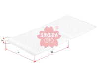 ไส้กรองอากาศแอร์(Element), SAKURA, 72880AE020, CA-13010, SUBARU (124144)