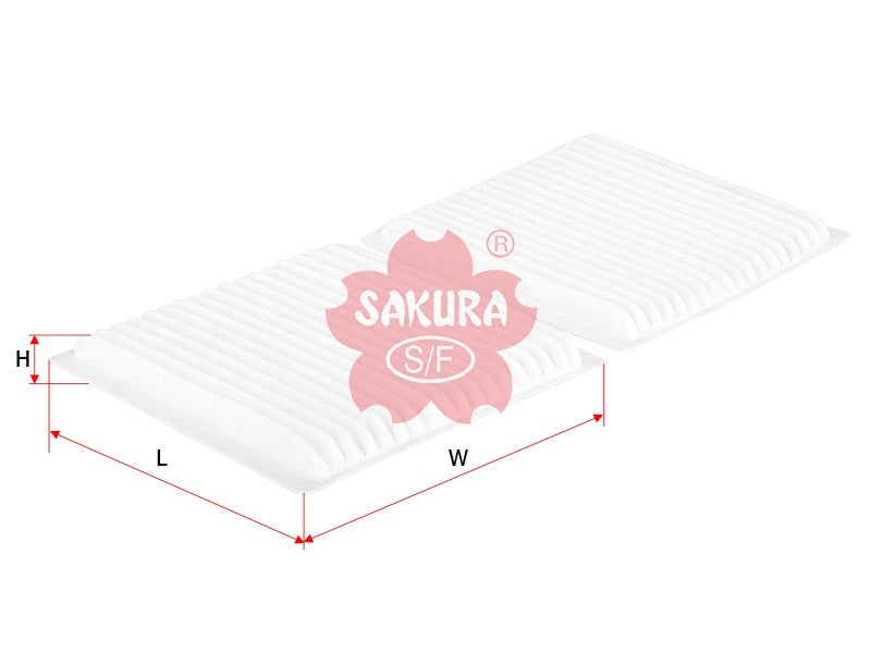 ไส้กรองอากาศแอร์(Element), SAKURA, 72880AE020, CA-13010, SUBARU (124144)