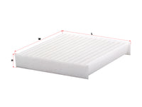 SAKURA,, Cabin Air Filter (Element), 88508-E0020, CA-13020, HINO