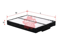 SAKURA,, Cabin Air Filter (Element), 95861-54J00, CA-1401, SUZUKI