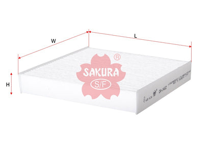 Cabin Air Filter (ဒြပ်စင်)၊ SAKURA၊ 08975-K2004၊ CA-1402၊ DAIHATSU (123842)