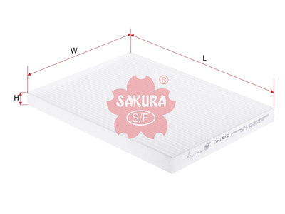 SAKURA,, Cabin Air Filter (Element), 95861-64J01, CA-14050, SUZUKI
