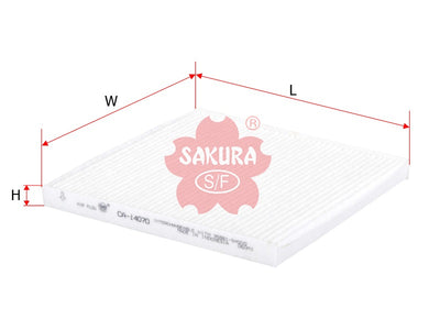 ไส้กรองอากาศแอร์(Element), SAKURA, 95861-54G00, CA-14070, SUZUKI (123892)