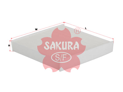 SAKURA,, Cabin Air Filter (Element), 95850M79M00, CA-14150, SUZUKI