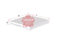 SAKURA,, Cabin Air Filter (Element), 79831-ST3-E01, CA-1604, ROVER