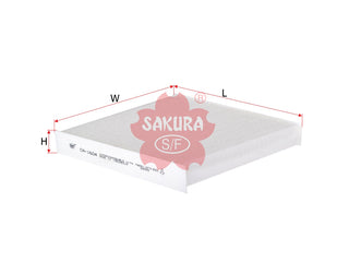 Cabin Air Filter (Element)၊ SAKURA၊ 79831-ST3-E01၊ CA-1604၊ ROVER (MG ROVER GROUP LTD) (124424)