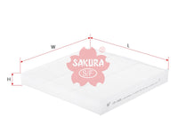 ไส้กรองอากาศห้องโดยสาร(Element) SAKURA, 80292-SWA-003, CA-1606, HONDA (126082)