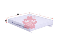 ไส้กรองแอร์(Element) , SAKURA, 80292-SMG-E01, CA-16160, HONDA (126307)