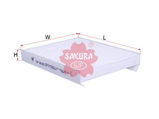 Cabin Air Filter (ဒြပ်စင်)၊ SAKURA၊ 80292-SMG-E01၊ CA-16160၊ HONDA (126307)