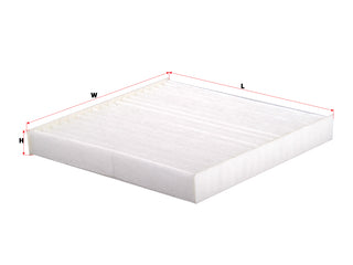 Cabin Air Filter (ဒြပ်စင်)၊ SAKURA၊ 80292-TR6-K01၊ CA-16210၊ HONDA (126349)