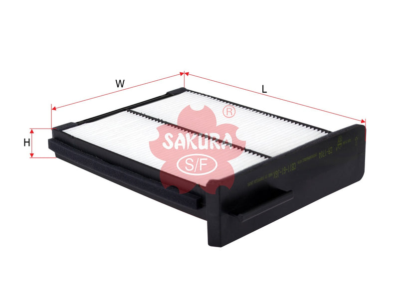 SAKURA,, Cabin Air Filter (Element), GE7B-61-J6XA, CA-1704, MAZDA