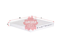 ไส้กรองอากาศแอร์(Element), SAKURA, GJ6B61P11H, CA-1705, DODGE (125374)