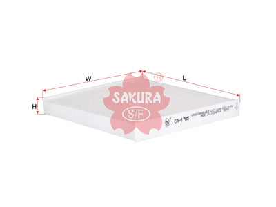 SAKURA,, Cabin Air Filter (Element), GJ6B61P11H, CA-1705, DODGE