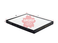 ไส้กรองอากาศห้องโดยสาร(Element) , SAKURA, 0K553-61-C14, CA-1707, KIA (126070)