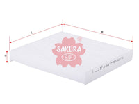 ไส้กรองอากาศแอร์(Element), SAKURA, HB3Z19N619B, CA-17140, FORD (125322)