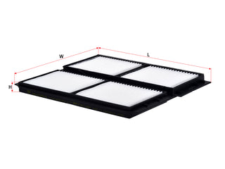 Cabin Air Filter (ဒြပ်စင်)၊ SAKURA၊ BBP2-61-J6X၊ CA-17150-S၊ MAZDA (125397)