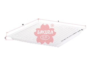 Cabin Air Filter (ဒြပ်စင်)၊ SAKURA၊ LF24-61-P11၊ CA-17171၊ FORD (125368)