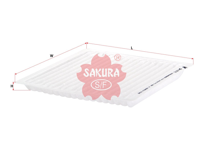 SAKURA,, Cabin Air Filter (Element), LF24-61-P11, CA-17171, FORD