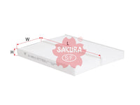 SAKURA,, Cabin Air Filter (Element), 27274-EA000+27274-EA000, CA-1809-S, NISSAN