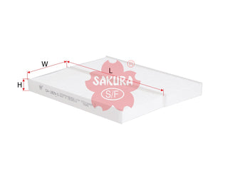 Cabin Air Filter (ဒြပ်စင်)၊ SAKURA၊ 27274-EA000+27274-EA000၊ CA-1809-S၊ NISSAN (125108)