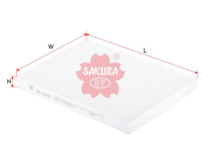 SAKURA,, Cabin Air Filter (Element), 27 89 1JY 15A, CA-18140, RENAULT