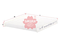SAKURA,, Cabin Air Filter (Element), 27891-4A00C, CA-18170, NISSAN