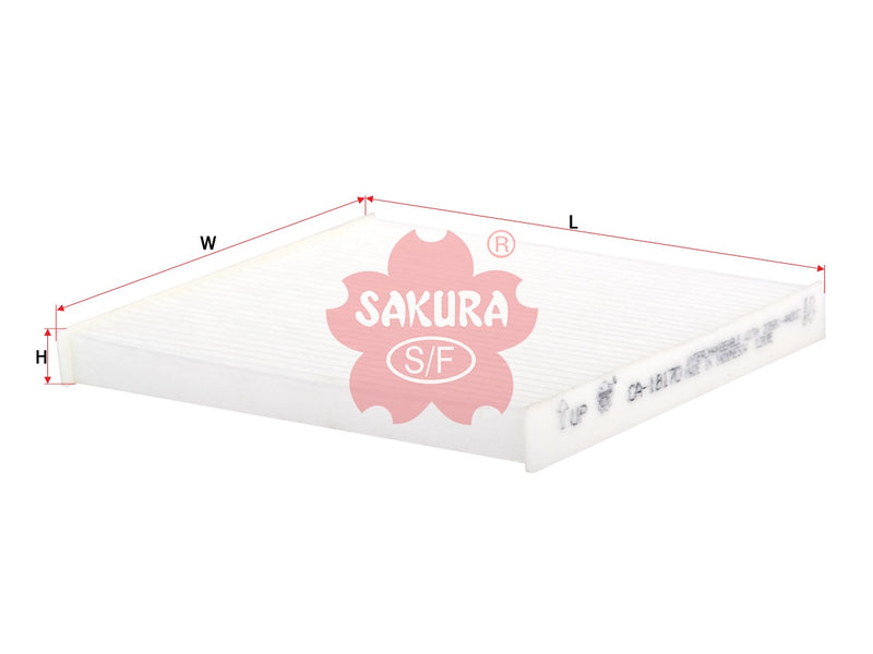 ไส้กรองอากาศห้องโดยสาร(Element), SAKURA, 27891-4A00C, CA-18170, NISSAN (123955)