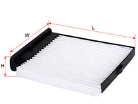 SAKURA,, Cabin Air Filter (Element), 27891-ED50A-A129, CA-18190, NISSAN