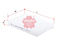 SAKURA,, Cabin Air Filter (Element), 272772100R, CA-18200, NISSAN