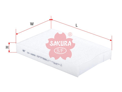 SAKURA,, Cabin Air Filter (Element), 272772100R, CA-18200, NISSAN