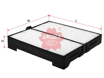 Cabin Air Filter (ဒြပ်စင်)၊ SAKURA၊ 72880-SA010၊ CA-18220၊ SUBARU (124172)