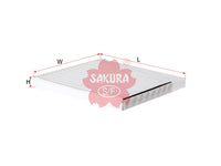 SAKURA,, Cabin Air Filter (Element), 27277-1HE0E, CA-18250, NISSAN